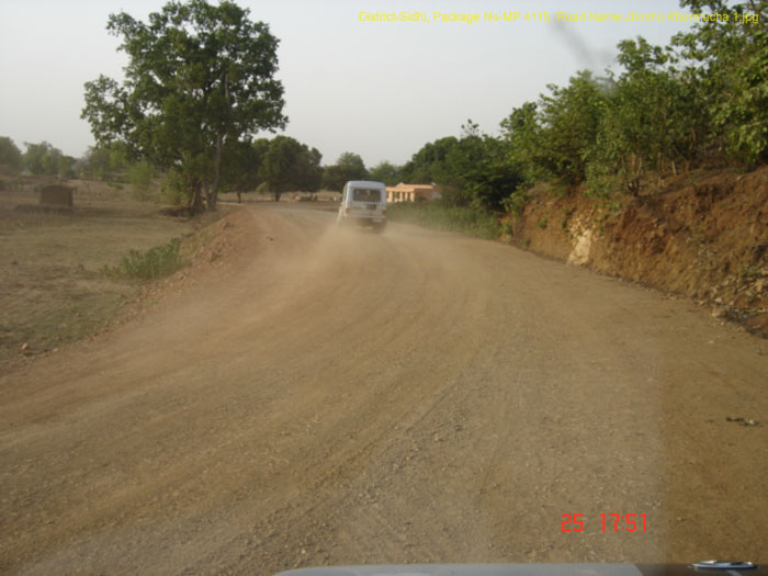 District-Sidhi, Package No-MP 4115, Road Name-Jhokho Khurmucha 1